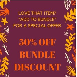 50% off Bundle discount offer!